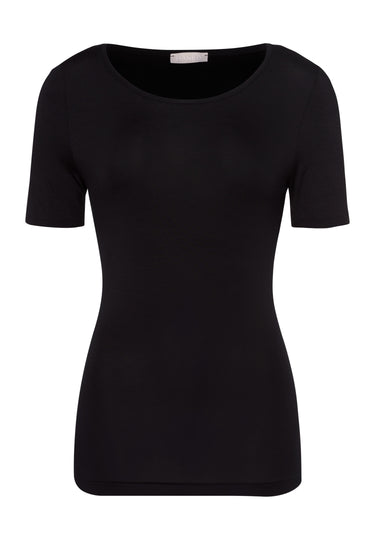 71258 Soft Touch Short Sleeve Top - 019 Black